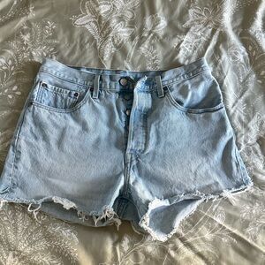 Levi’s 501 Blue Denim Women Shorts